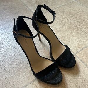 Vince Camuto Black Sparkle Heels